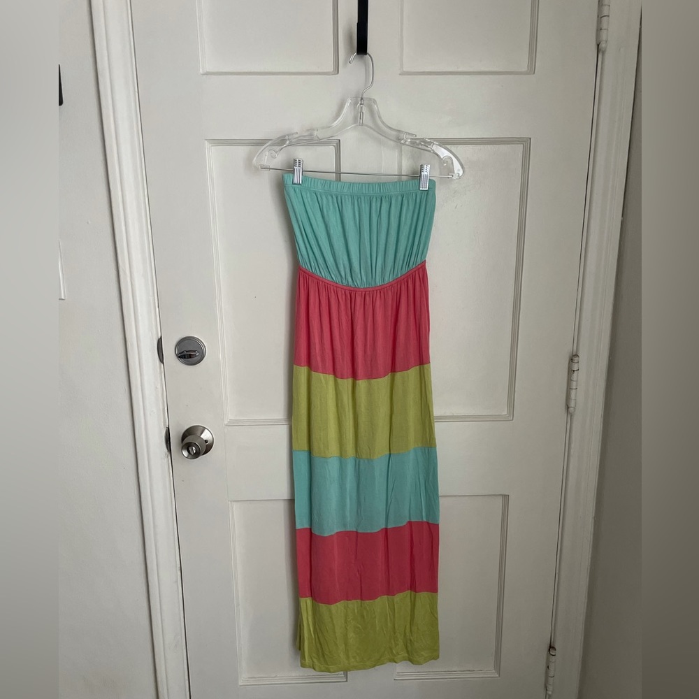 REALLY CUTE STRAPLESS, MAXI DRESS